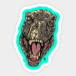 Angry Rex Sticker